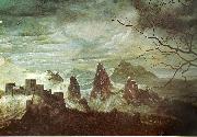 Pieter Bruegel detalj fran den dystra dagen,februari oil painting